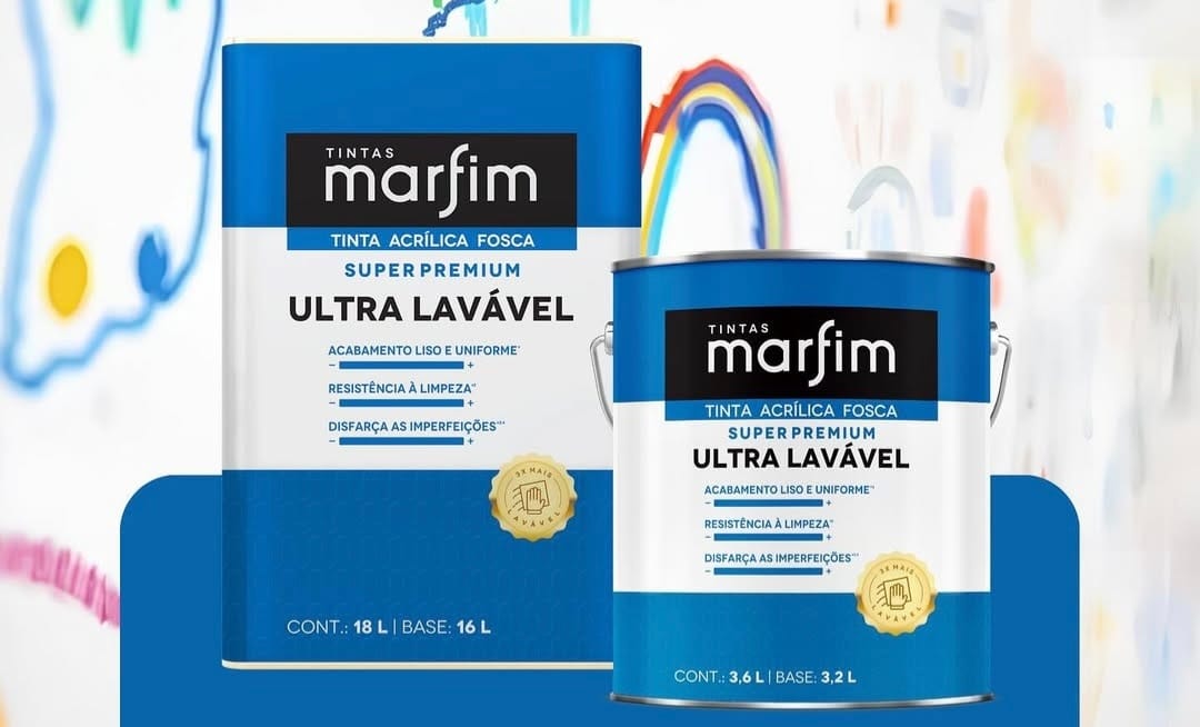 Nova tinta ultralavável: alta qualidade, mais rendimento e zero cheiro!